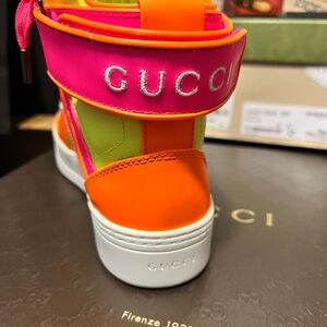 Gucci Wmns Signature High Top 'Fluo Matt' Sneakers *never worn*